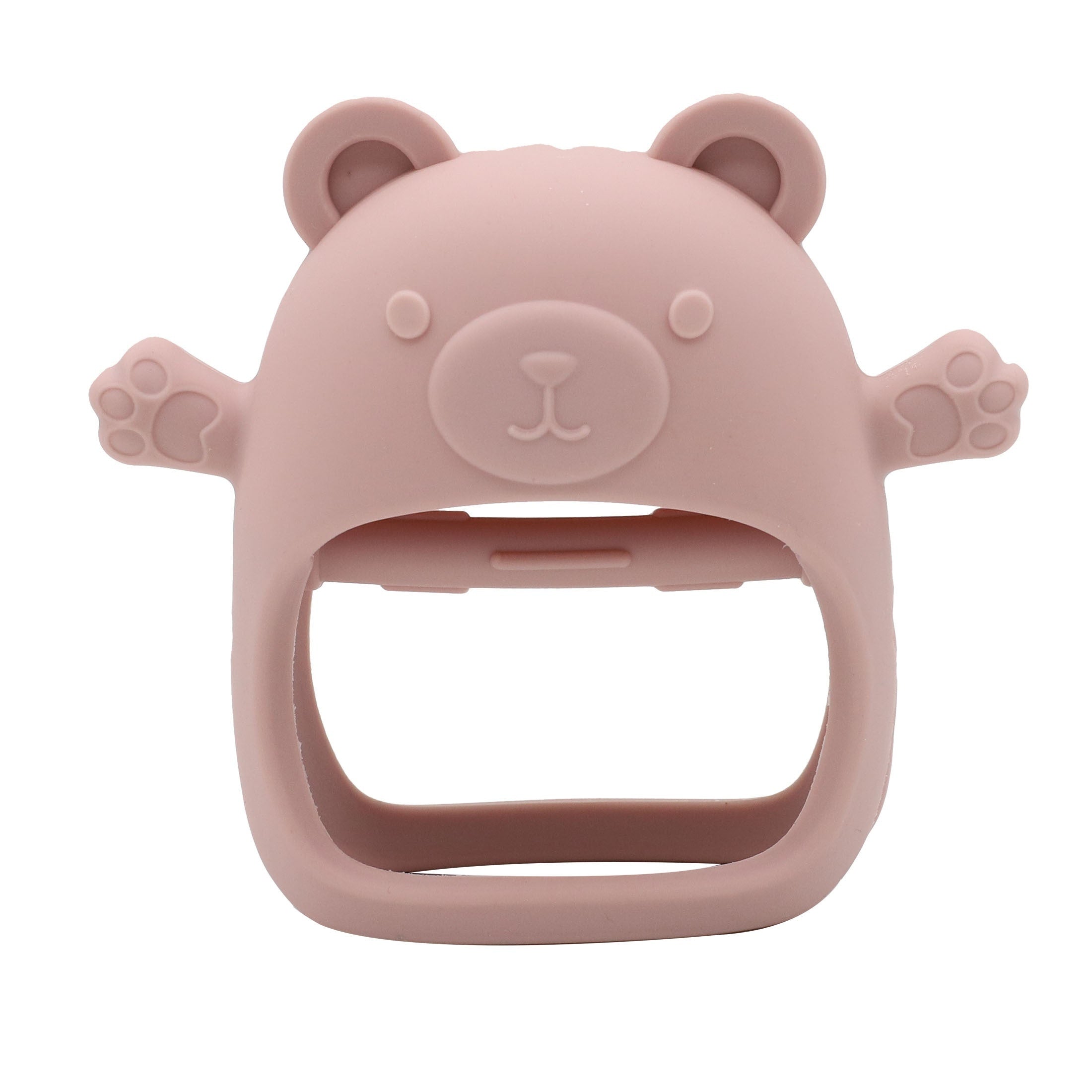 Baby Teething Toy Children's Silicone Bear Teether Gloves for Fall Prevention