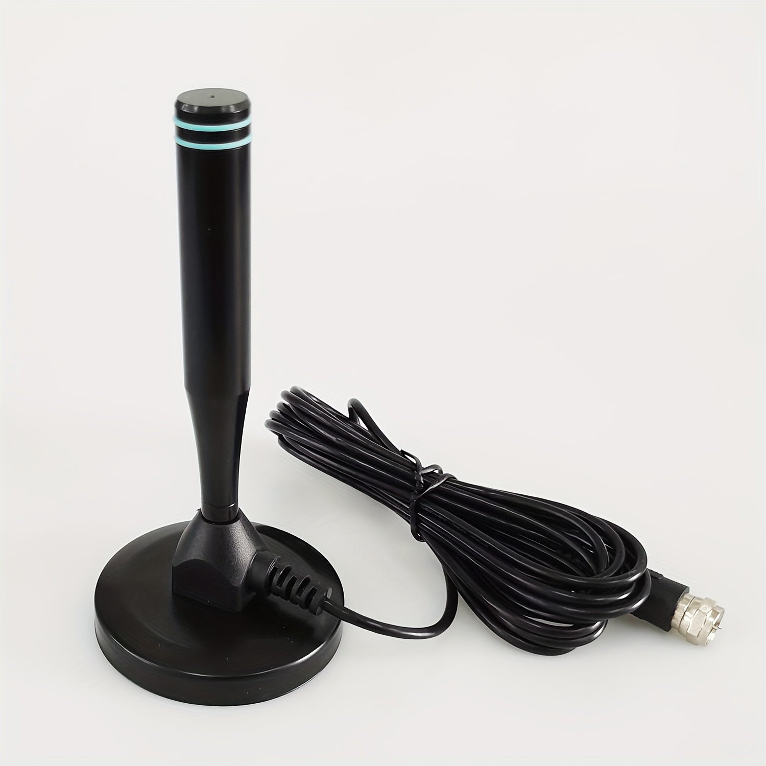 Antena de TV digital HD para interior y exterior, recepción de 360°, compatible con 4K y 1080P