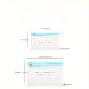 45/60pcs Storage Bags for Fruits Grains Vegetables Meat Zipper Freshness