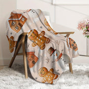 Contemporary Digital Print Flannel Fleece Blanket for All Seasons Soft Polyester Hypoallergenic