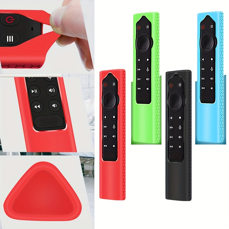 Funda de silicona para control remoto de Android TV, funda protectora a prueba de golpes y anti-caídas