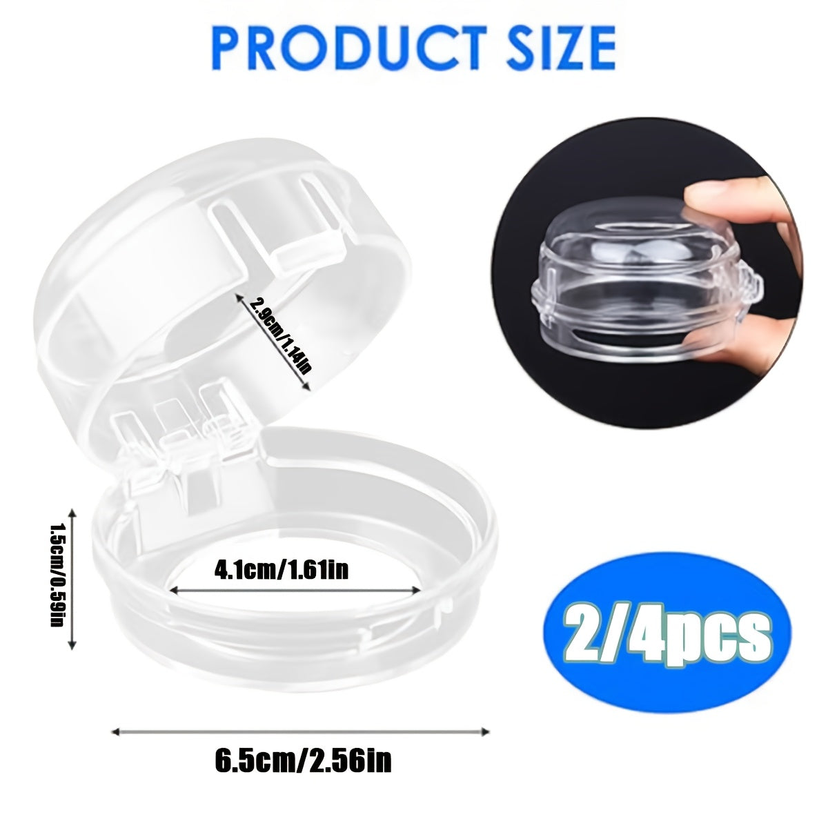 Plastic Gas Stove Knob Covers 2 or 4 pcs Kitchen Safety Range Control