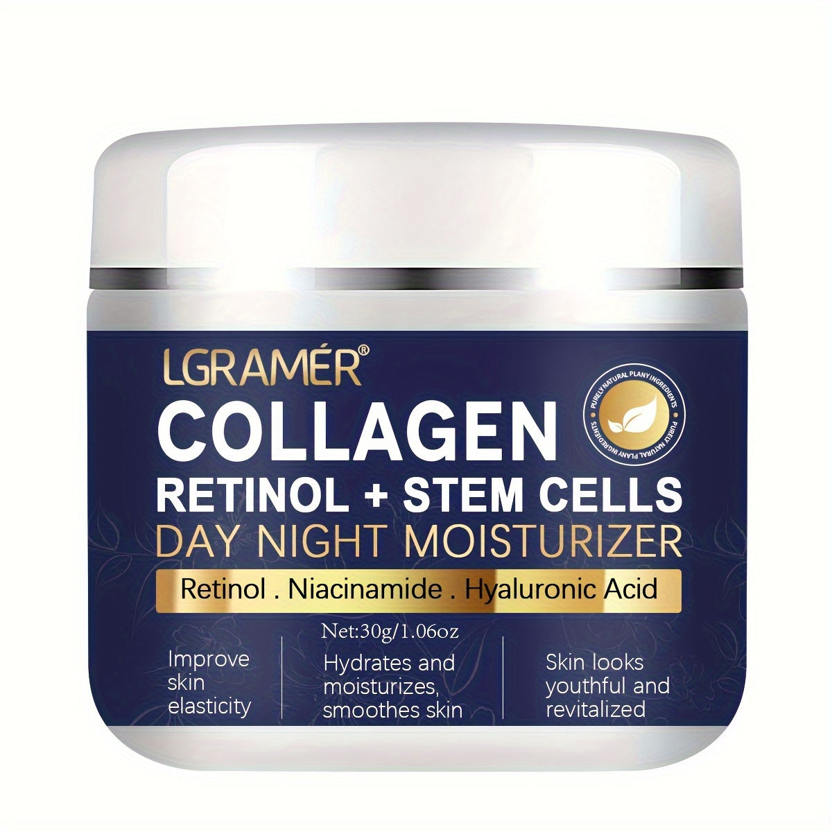 Crema facial de colágeno con retinol para todo tipo de piel 60g Hidratante reafirmante suavizante