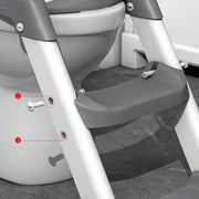 Bolalar uchun zinapoyali hojatxona o'quv stuli va egiluvchan potty o'rindiq yostiq