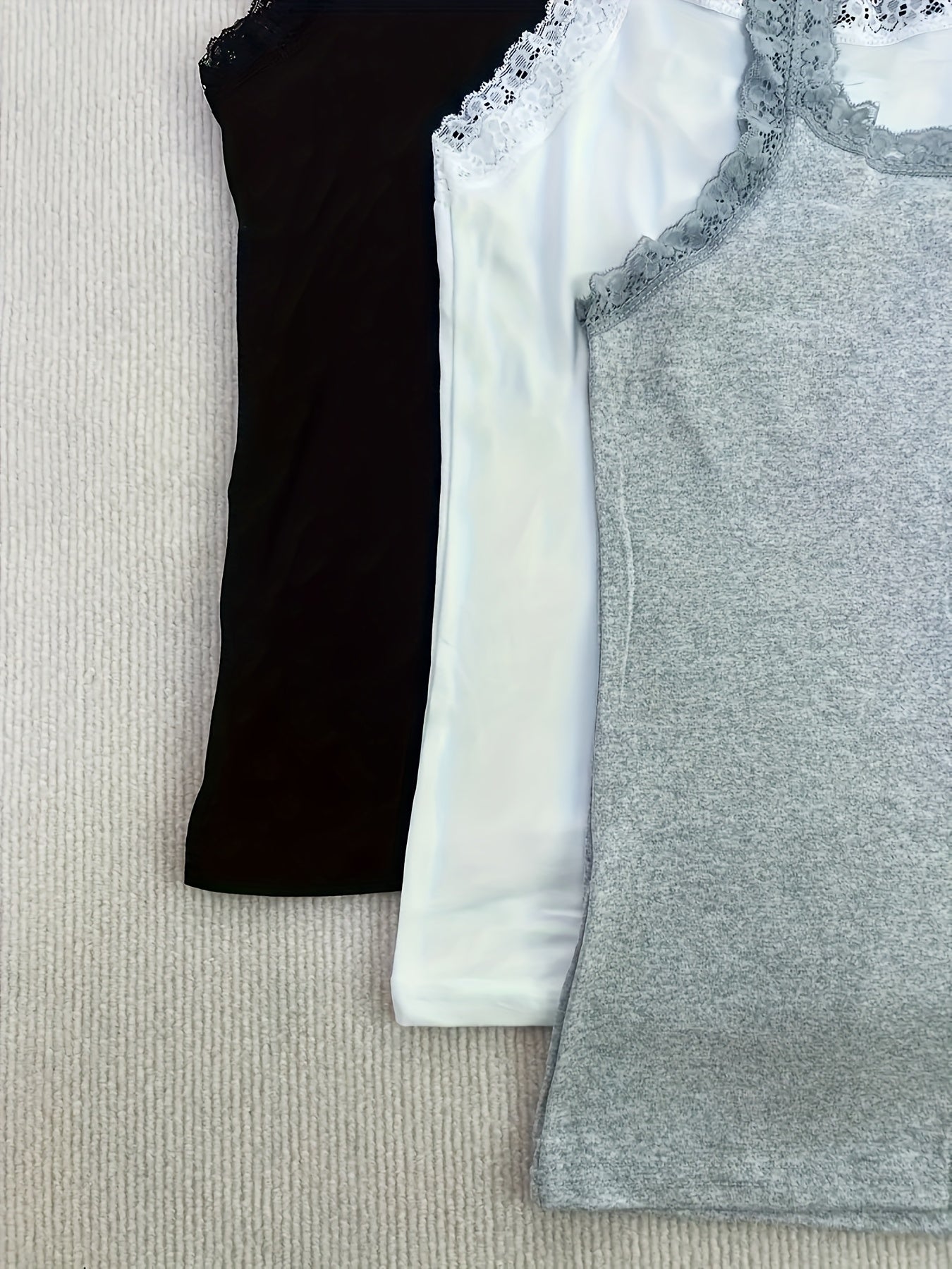 Conjunto de camisón de encaje para mujer talla plus cómodo y versátil para estar en casa