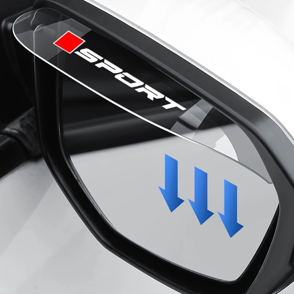 2 шт. прозрачная ПВХ-закрытие для автомобильного зеркала от дождя, гибкая накладка на брови