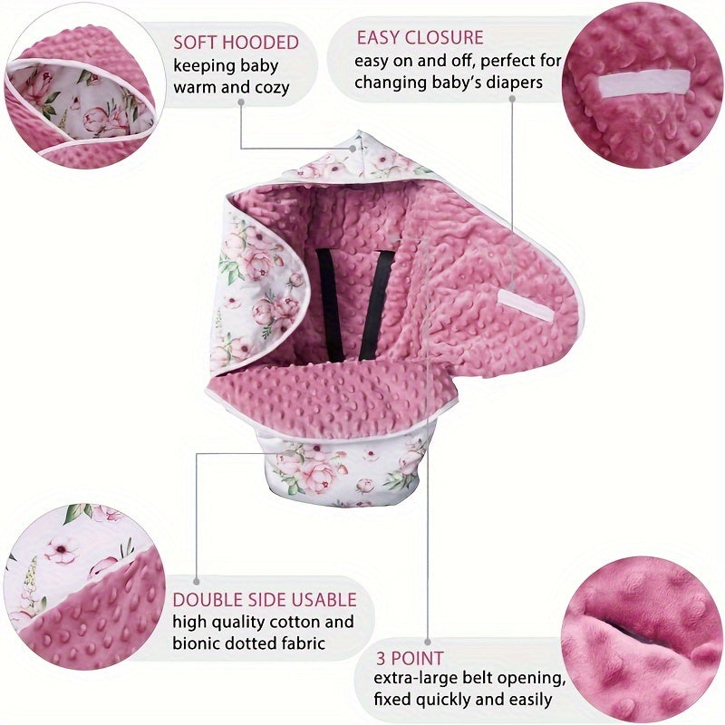 Baby Car Seat Cover for Newborns 0-3 Months Stroller Seat Cover Boys Girls