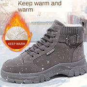 Women's Winter Short Boots Plush Lining Waterproof Ankle Shoes