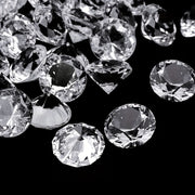 150 Pieces Clear Acrylic Diamond Crystals 0.8 Inch for Wedding Decorations