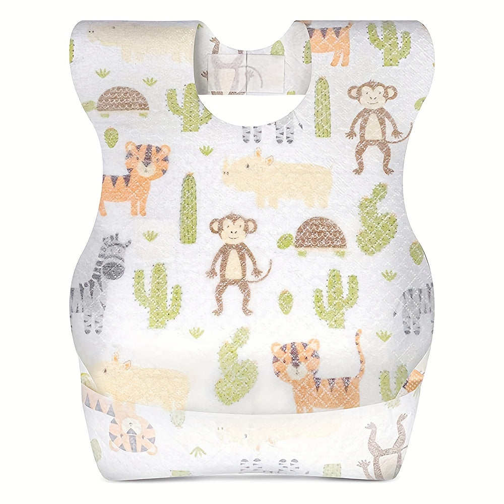 Washable Waterproof Baby Bibs for Feeding on the Go