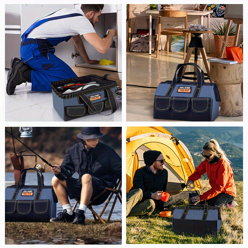 Прочный электриковый инструментальный мешок из Oxford ткани, водонепроницаемый, с множеством карманов, 33 см, 40 см, 45 см