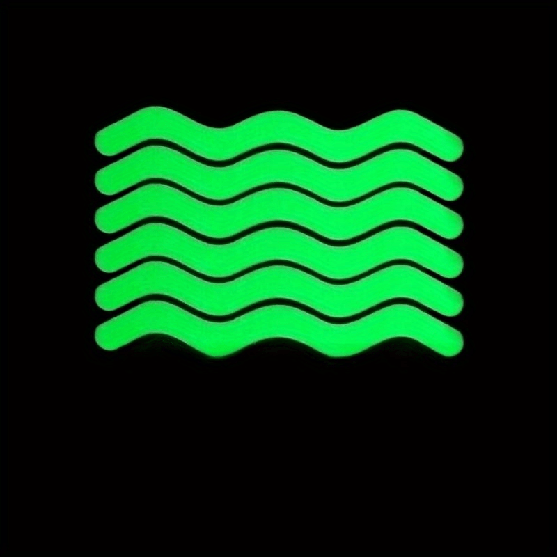 6/12pcs Anti-slip Bathroom Tub Safety Stickers S Shape Shower Slip Strips