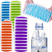 Bandeja de silicona flexible para hielo con fácil desmoldeo y apilable, de grado alimenticio PP