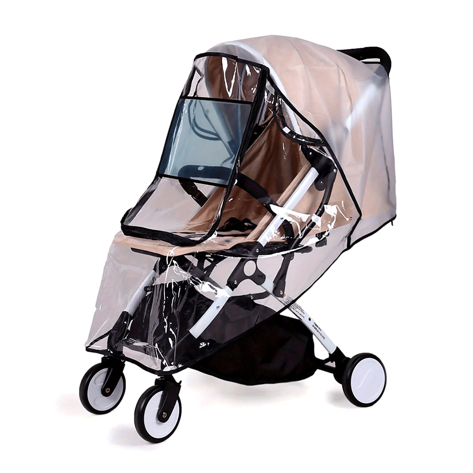 Universal Transparent Rain Cover for Strollers Waterproof Wind Dust Protection