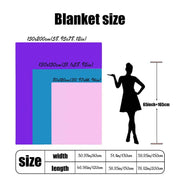 Printed Fleece Blanket for Sofa Bed Camping with River Plate Design