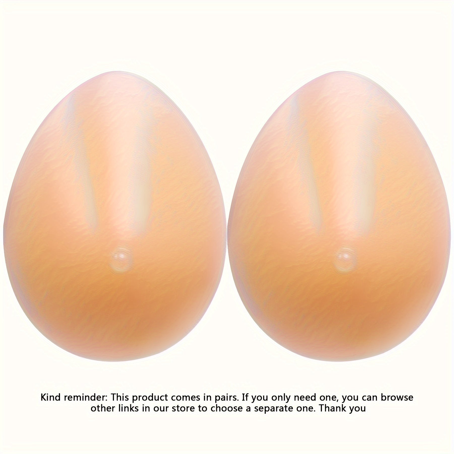 Ladies' Silicone Breast Enhancement Pads Water Drop Shape for Medical Prosthesis