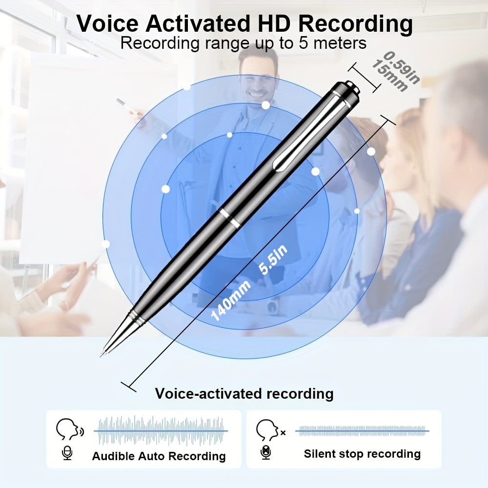 Мини цифровой диктофон с шумоподавлением, голосовой активацией, портативный MP3 USB