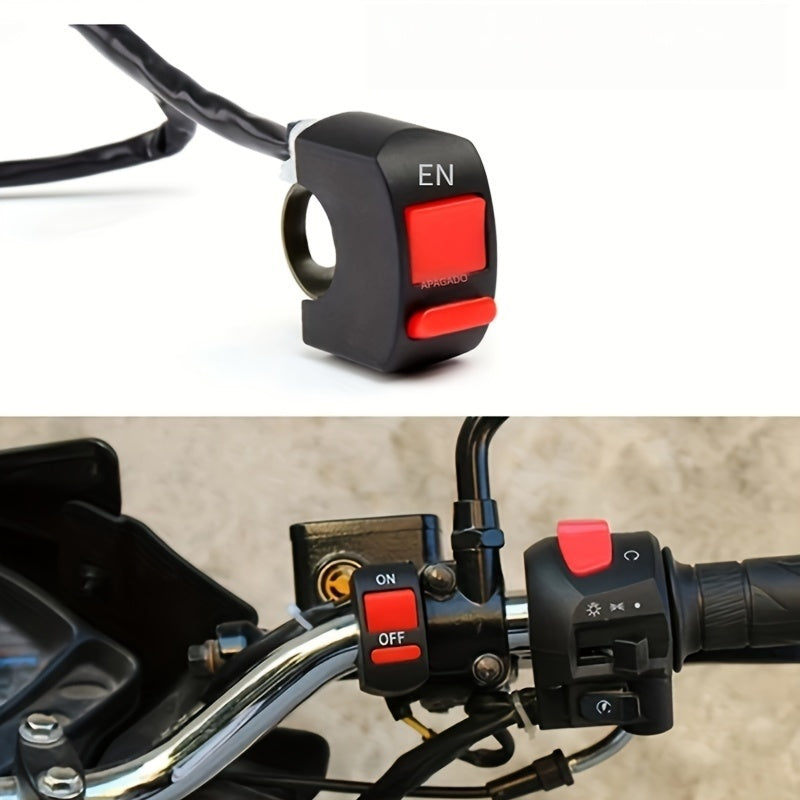 Motorcycle LED Fog Light 6500K White 6 LED Spot Headlamp 1200LM Pair