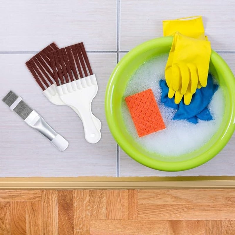 Набор щеток для катушек и финальных гребешков для глубокого очищения кондиционера, без пыли, охлаждение