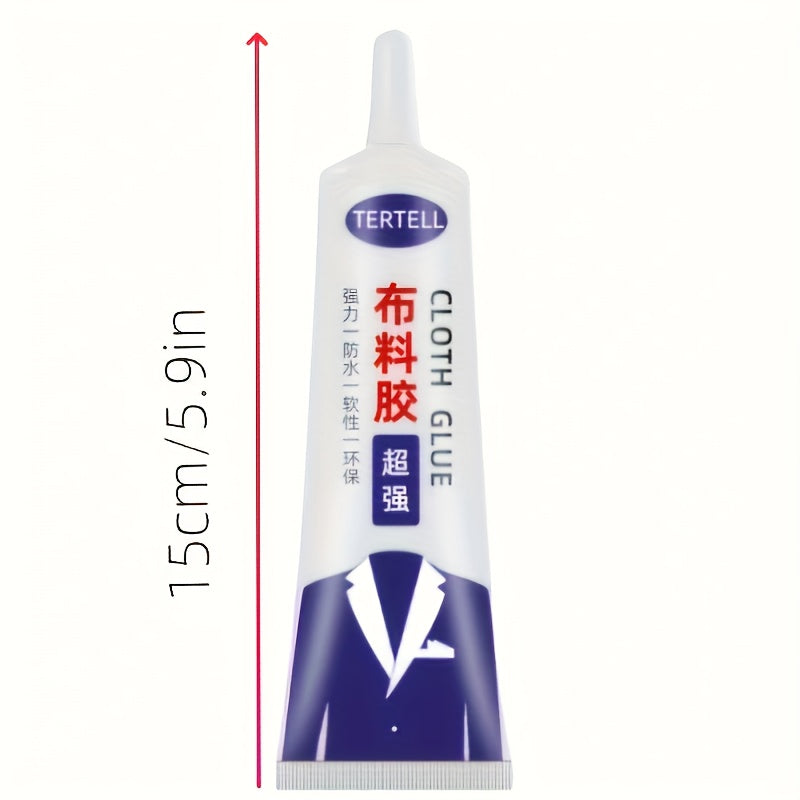 50ml Waterproof Fabric Adhesive for Sewing and Repairs on Denim Faux Leather and All Materials