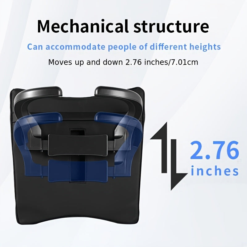 Universal PU Leather Car Neck Pillow for Comfort and Support