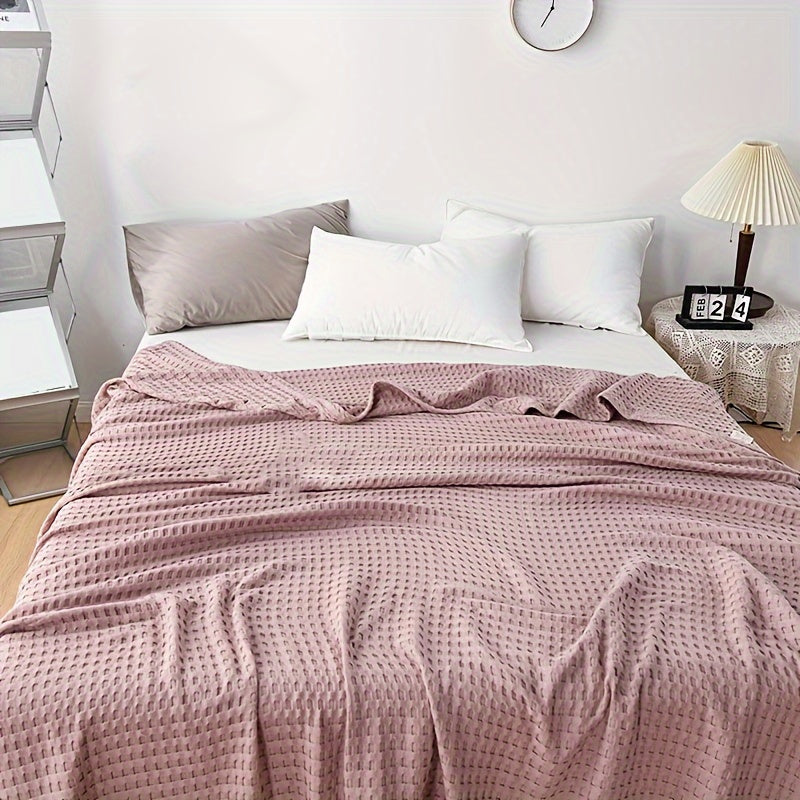 Paxta Gazli Yostiq Waffle Usulida Ko'p Maqsadli Yotoq Choyi Yozgi Sovutuvchi Yostiq