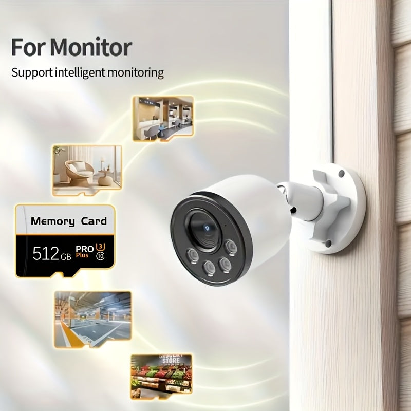 High-Speed 512GB and 128GB MicroSDXC Memory Cards for Smartphones Cameras and Surveillance