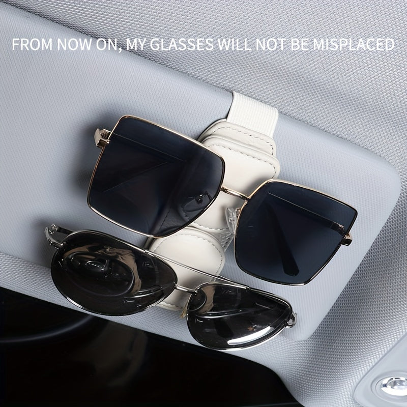 Avtomobil shovog'iga magnitli ko'zoynak tutgichi, ikki tomonlama klipli tashkilotchi, chiptalar uchun bo'shliq bilan