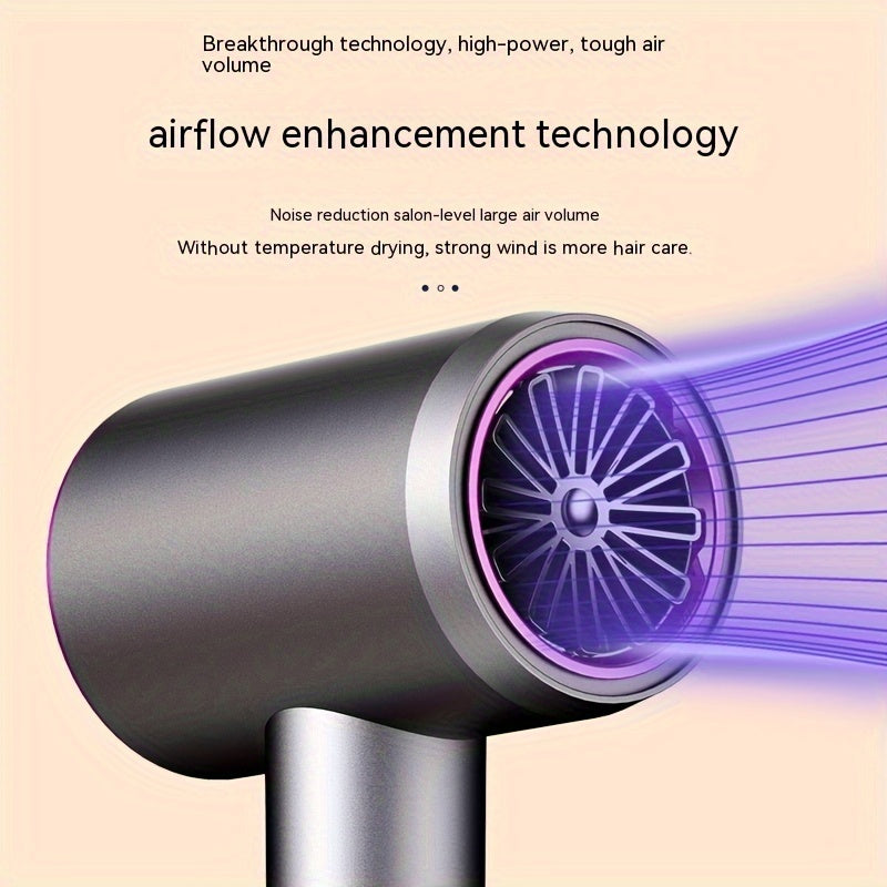 Electric 2000W Hair Dryer with Adjustable Temperature High Wind Speed Moisture Control Hot Cold Settings Thermostat