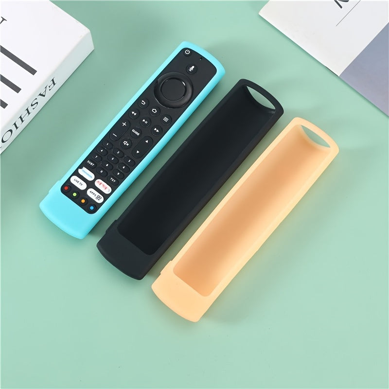 Funda de silicona para control remoto para TV y mandos de medios, funda duradera para Toshiba, JVC, Xiaomi Fire TV, TCL