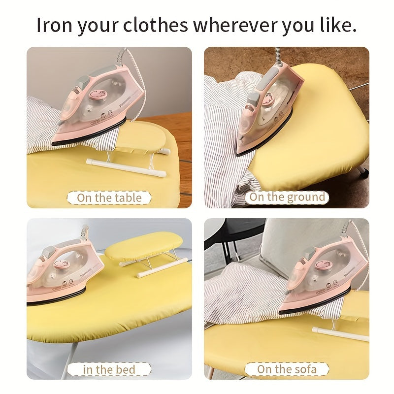 Tabla de planchar plegable para cuellos, puños y prendas de acero inoxidable, plástico