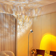 LED Night Light with Water Ripple and Dual Head Projection for Photography and Decoration