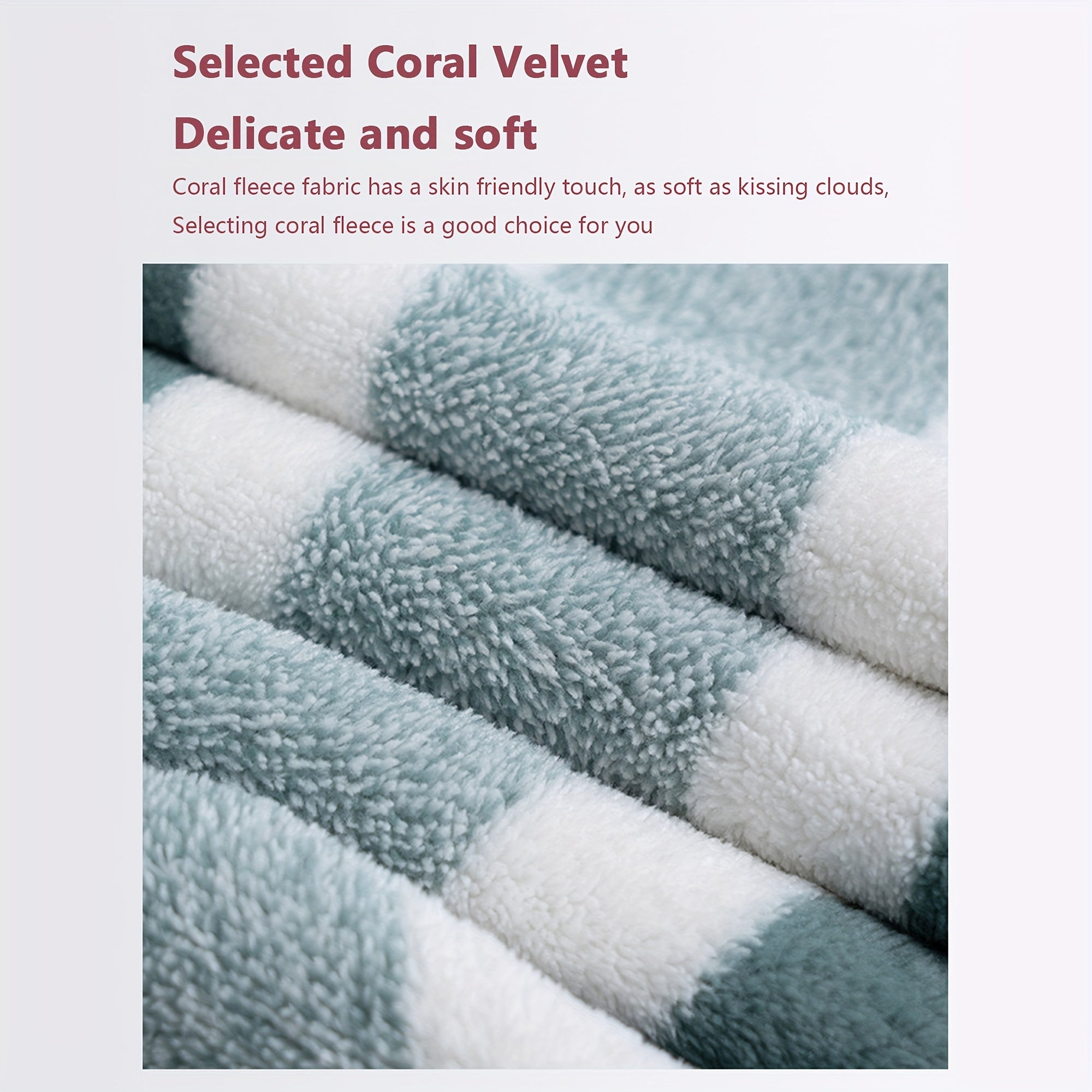 Striped Coral Fleece Bath Towel Quick-Dry Ultra Absorbent Skin-Friendly Space Themed
