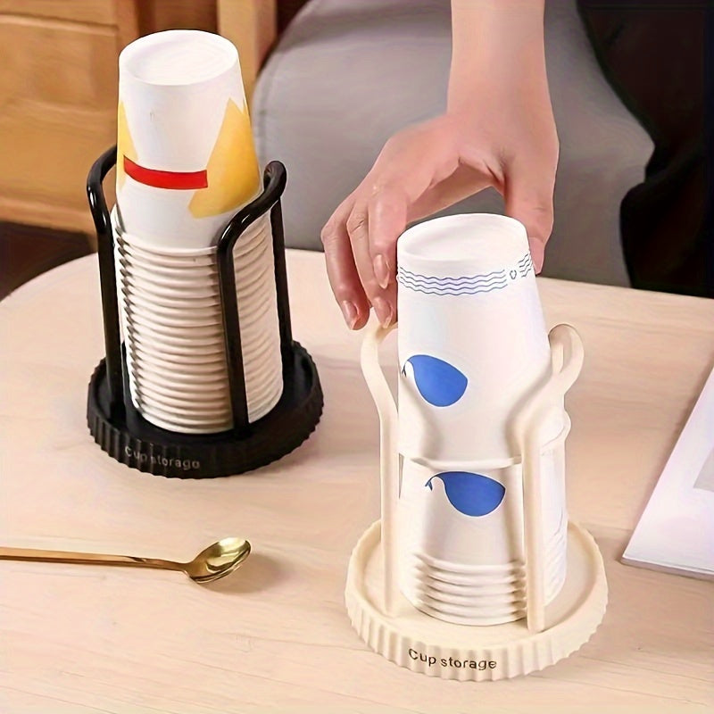 Plastic Cup Dispenser for Disposable Cups Office Bathroom Kitchen Organizer