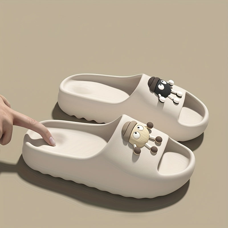 Women's EVA Slides Ultra-Soft Quick-Dry Indoor Outdoor Solid Color