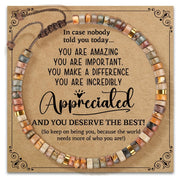 Beaded Bracelet for Women Minimalist Inspirational Jewelry for Everyday or Gift