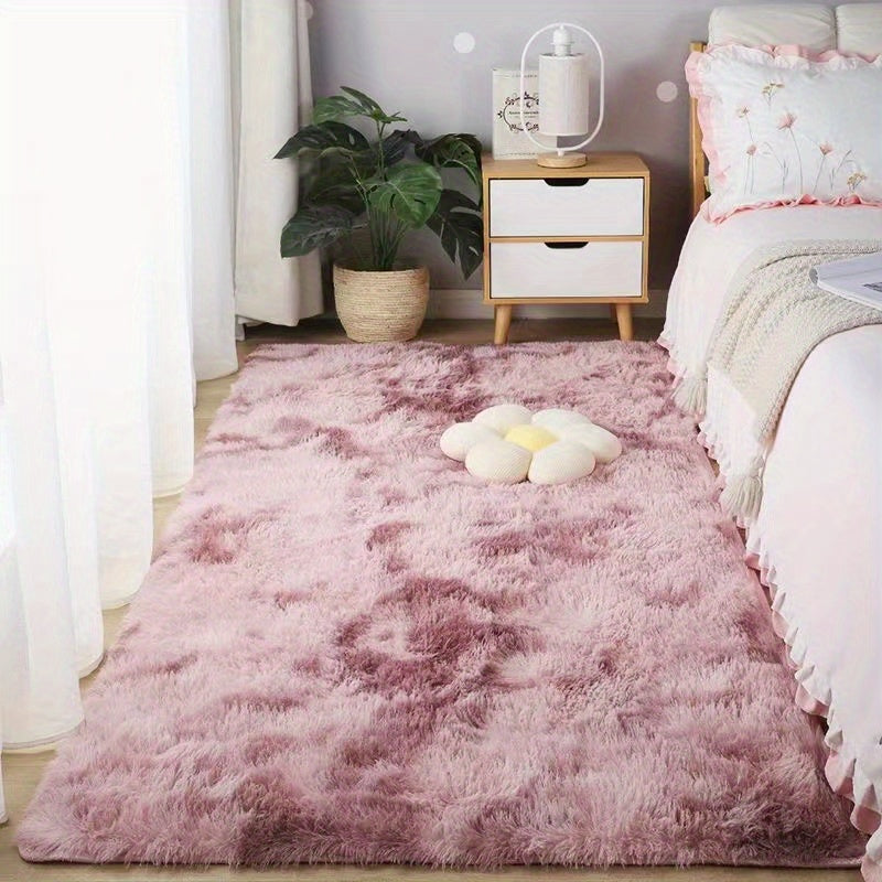 Soft Fluffy Shag Area Rug for Living Room or Bedroom Non-Slip Machine Washable