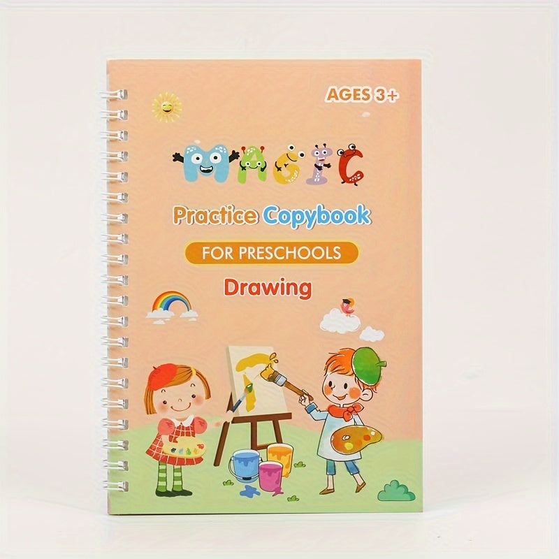Children's Handwriting Practice Books Set of Four for Kids Age 3 Plus