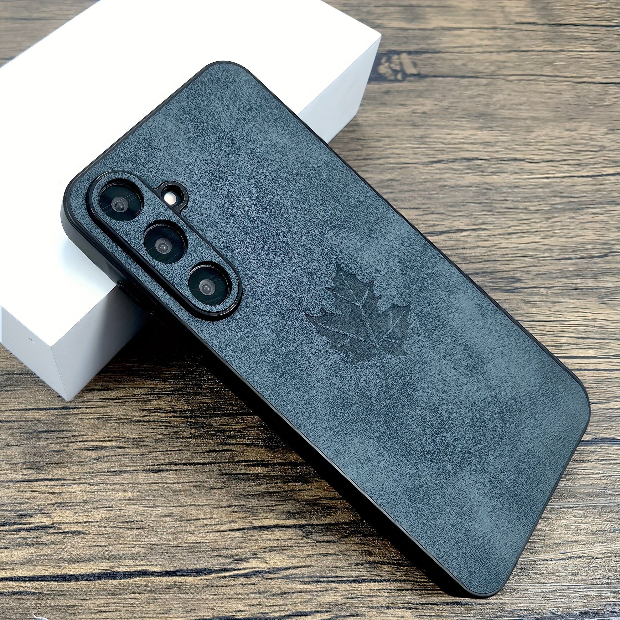 Faux Leather Phone Case for Samsung Galaxy A52 A53 A54 A55 Retro Bumper Cover