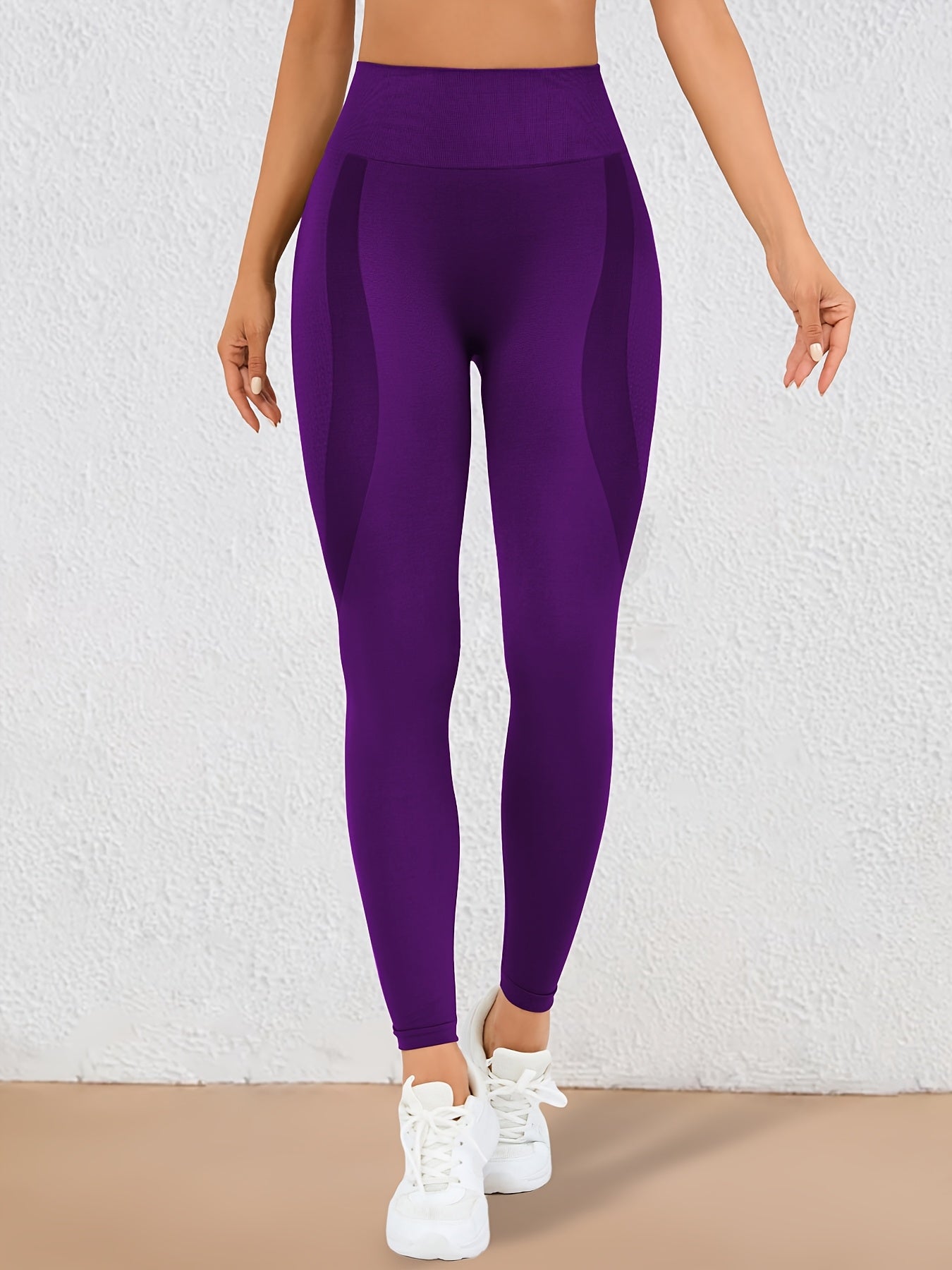 Women's High Waist Yoga Pants with Moisture-Wicking Fabric and Hip Lift Design for Running Gym Yoga