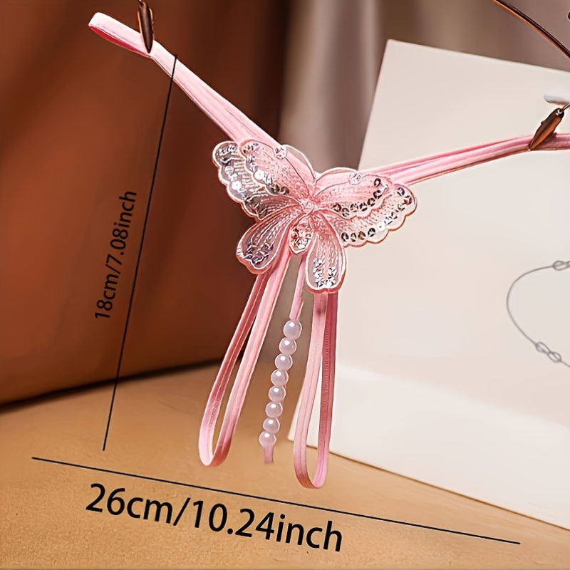 Women Sexy Pearl Embroidery Sheer Mesh Panties Low-Rise Breathable Underwear