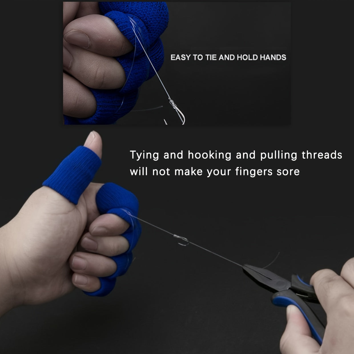 Эластичные нейлоновые фиксаторы для пальцев, 2 шт., дышащая поддержка для большого пальца при триггерном пальце