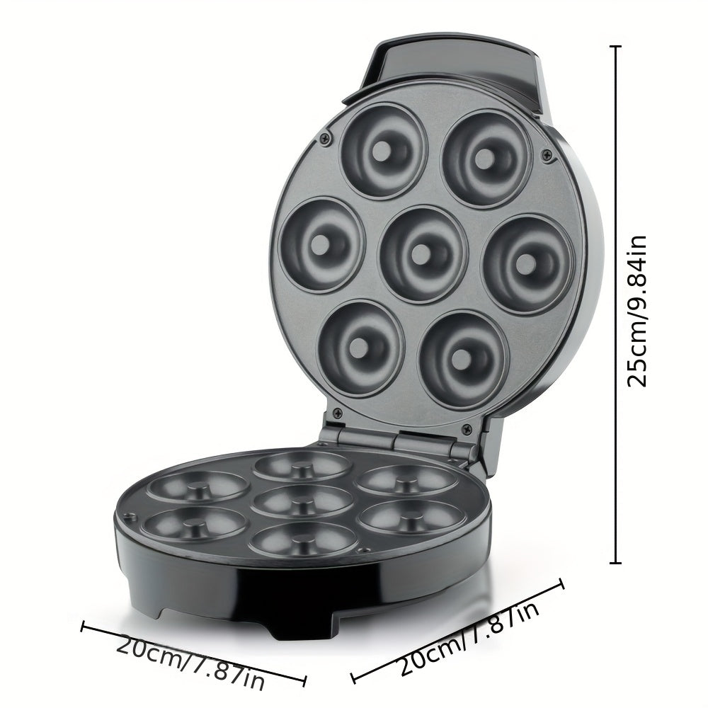 Máquina eléctrica para donas para pasteles caseros, bandeja de doble cara con recubrimiento antiadherente