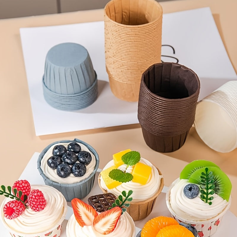 50 Pack Disposable Muffin Cups, Cupcake Liners, Baking Tools, Kitchen Accessories