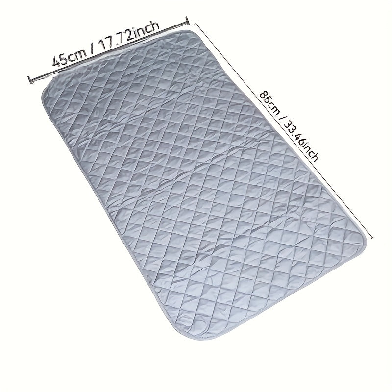 Tabla de planchar plegable portátil con funda de algodón para viaje, hogar y dormitorio