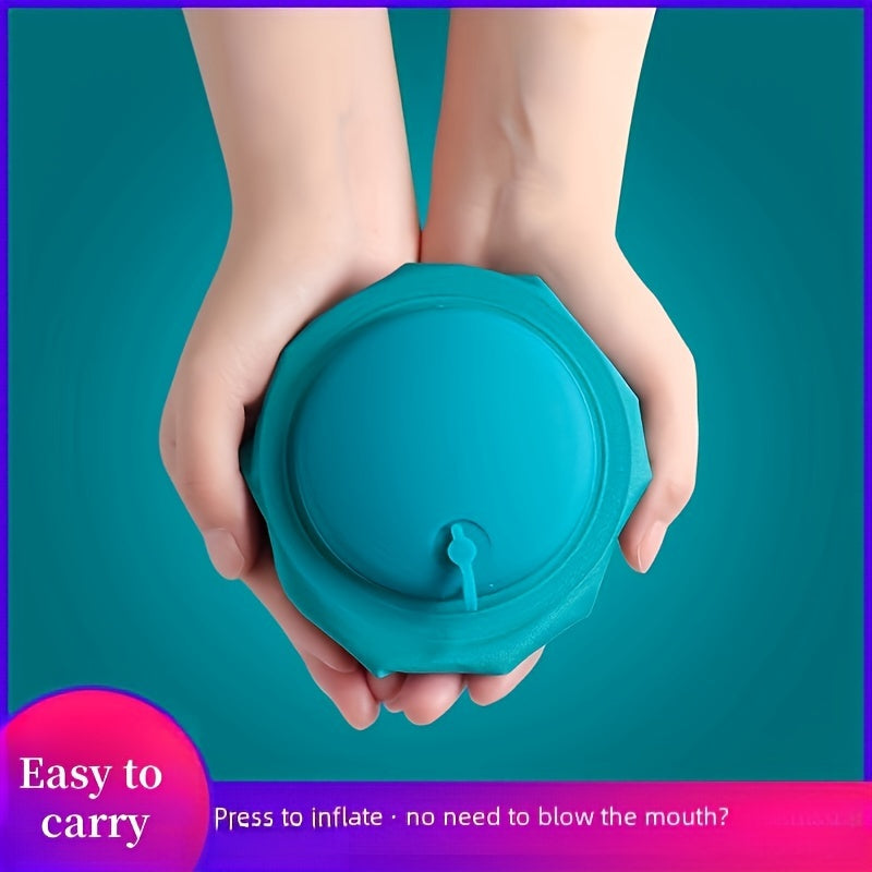 Inflatable U-Shaped Neck Pillow Waterproof Travel Support Compact Washable