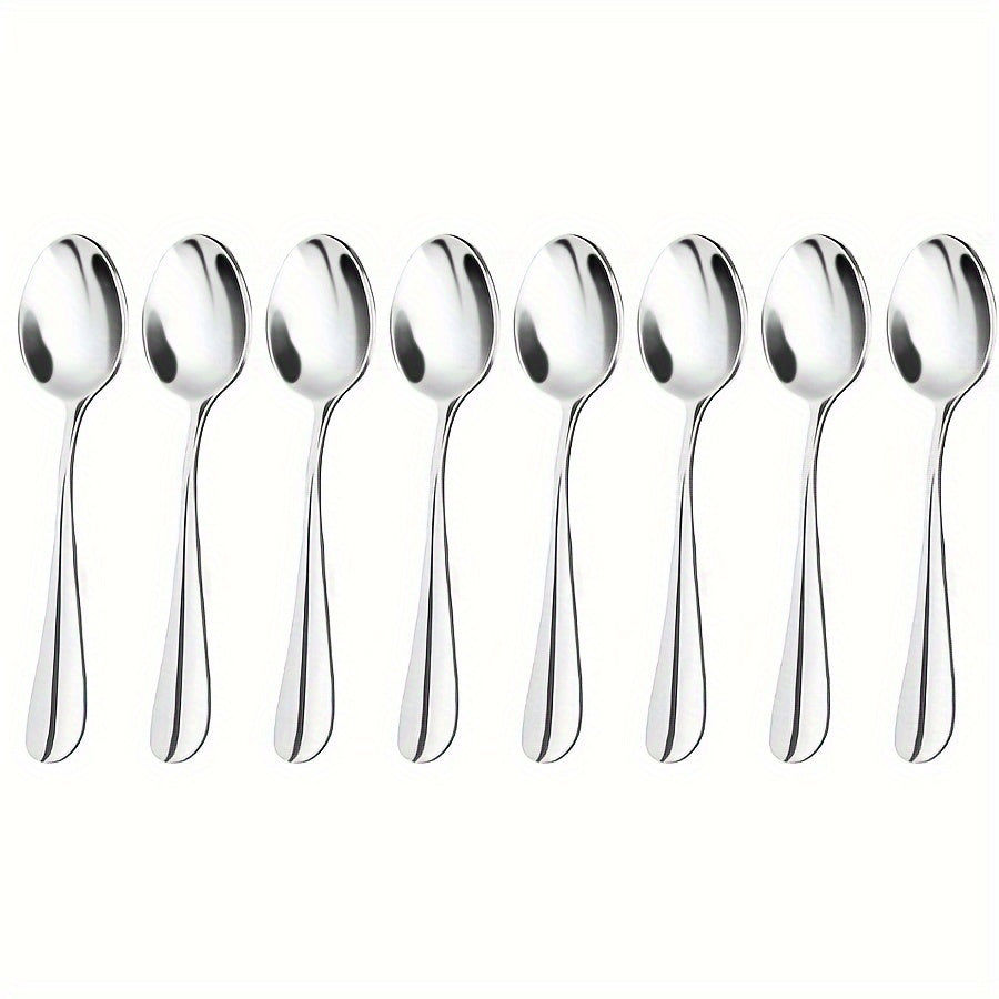 Set of 6/8 Stainless Steel Coffee Tea Mini Spoons 13.69cm Dishwasher Safe