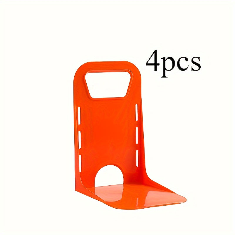 4Pcs Car Trunk Stabilizer Brackets Self-Adhesive Anti-Slip Fishing Gear Holder