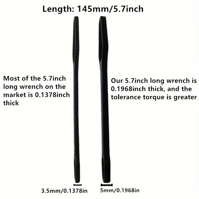 Multi-Functional Double Head Wrench Adjustable Hand Tool for Household Use