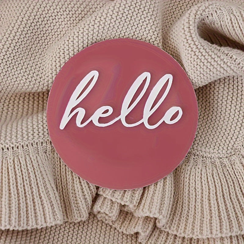 Bolalar uchun shaxsiylashtirilgan akril ism yorlig'i - Maxsus Tug'ilgan kun va jinsni oshkor qilish partiyasi sovg'asi, 1 dona